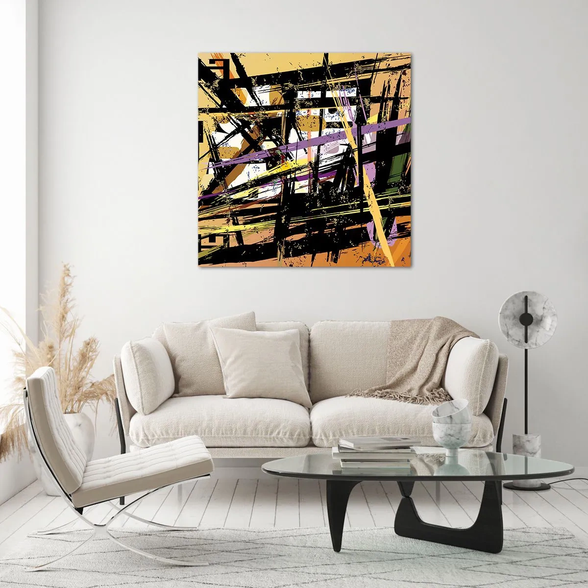 Obraz na skle - Ostrý rez - 50x50 cm