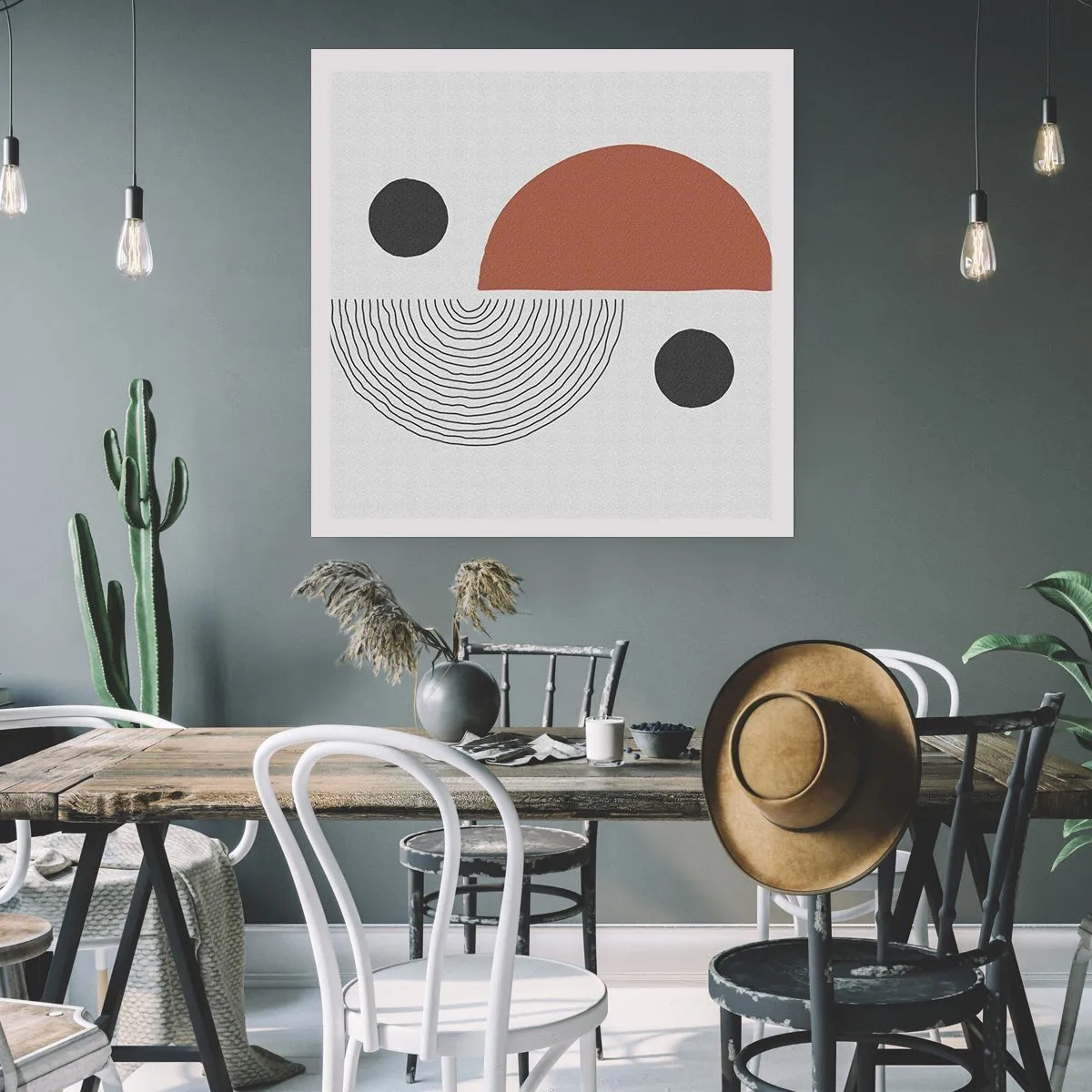 Plagát - Dokonalosť kruhu - 60x60 cm