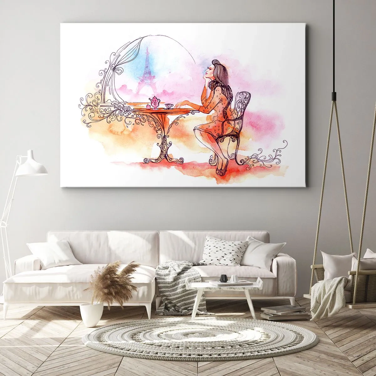 Obraz na plátne - Parížska elegancia - 100x70 cm