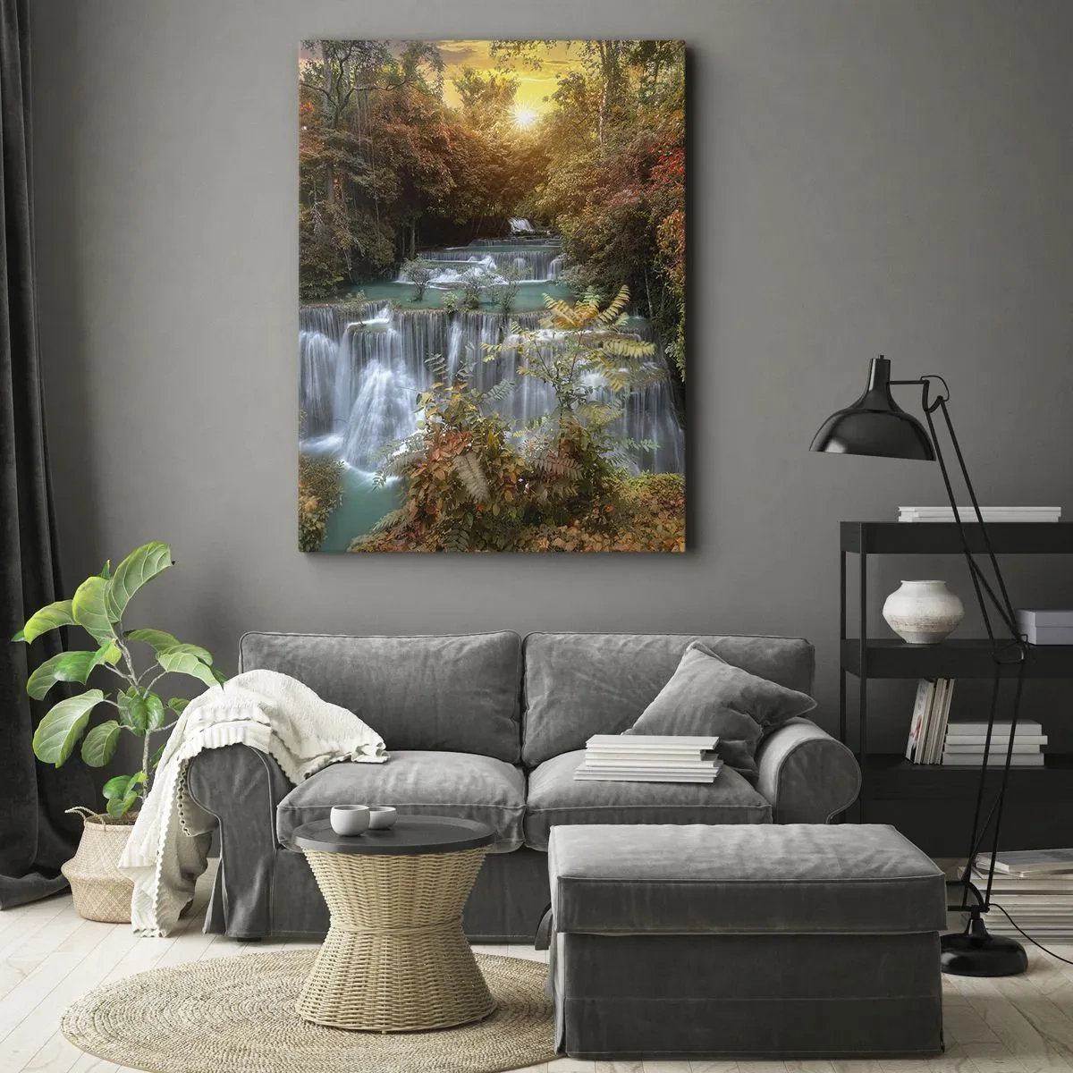 Obraz na plátne - Ukrytý poklad lesa - 50x70 cm