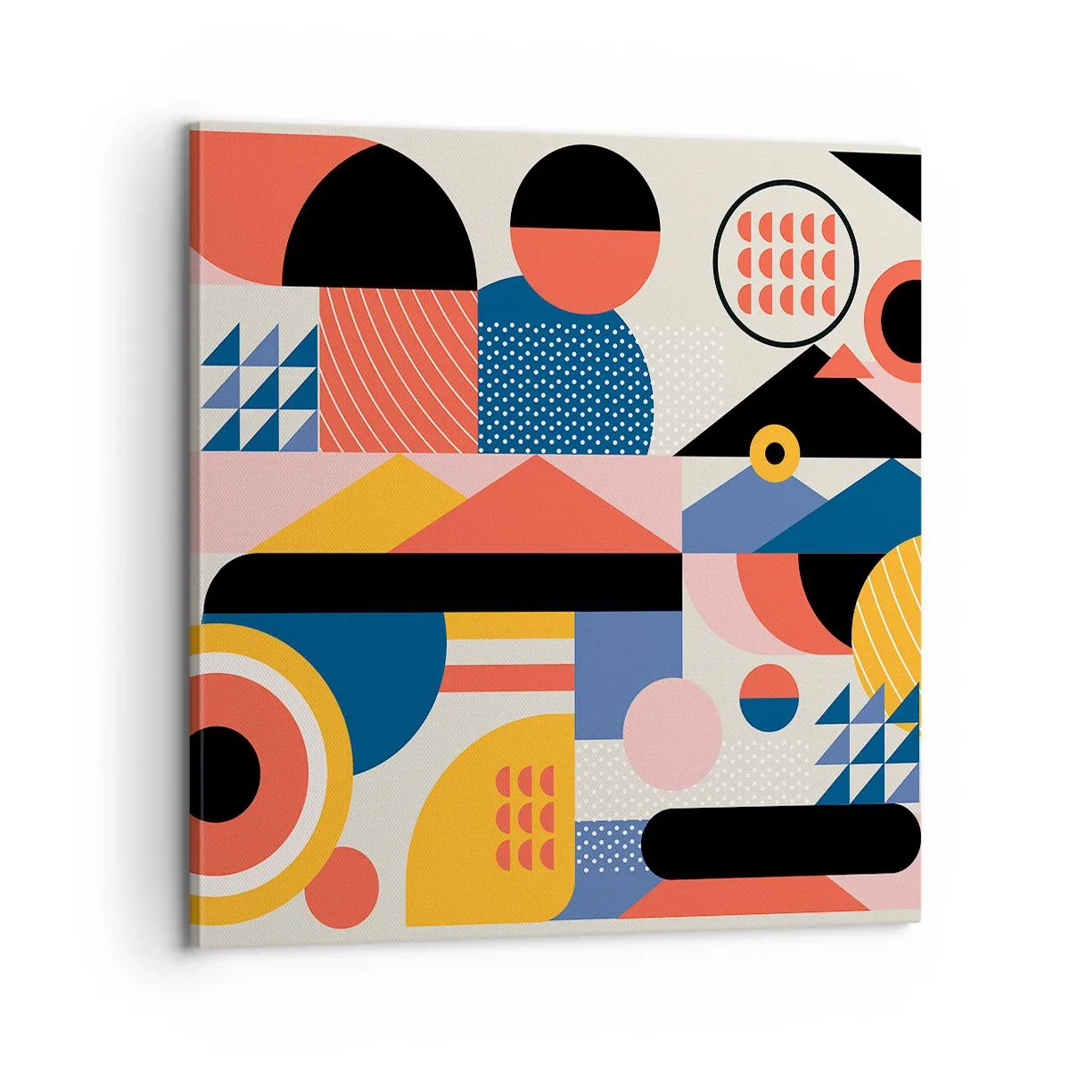 Obraz na plátne - Kompozícia: poďme sa hrať - 60x60 cm