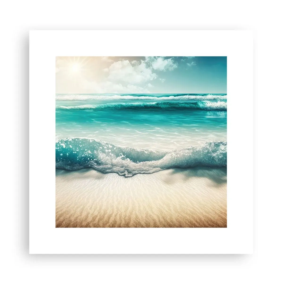Plagát - Kľud oceánu - 30x30 cm