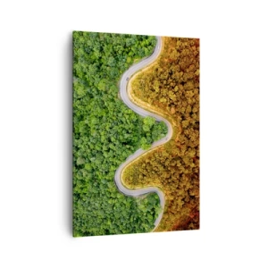 Obraz na plátne - Hranice a prelomy - 70x100 cm