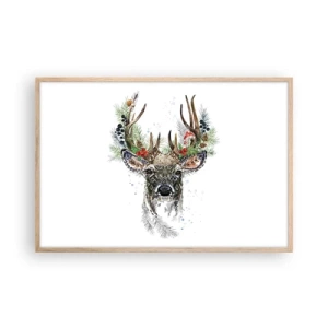 Plagát v ráme zo svetlého duba - V slávnostnom rúchu - 91x61 cm