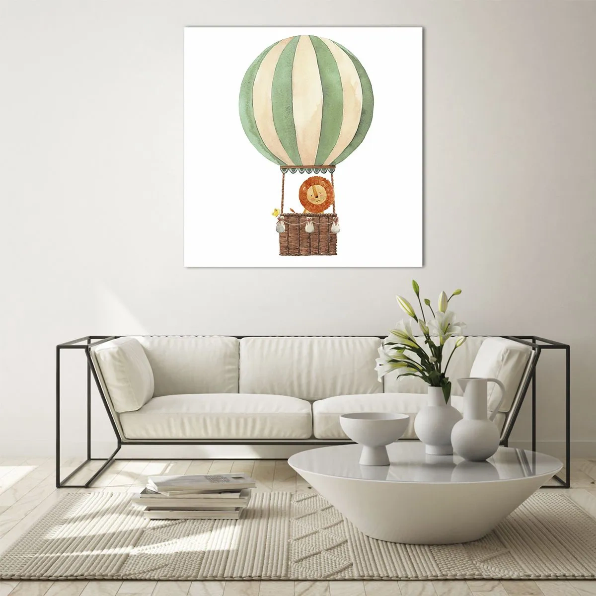 Obraz na skle - Leonove cesty - 60x60 cm