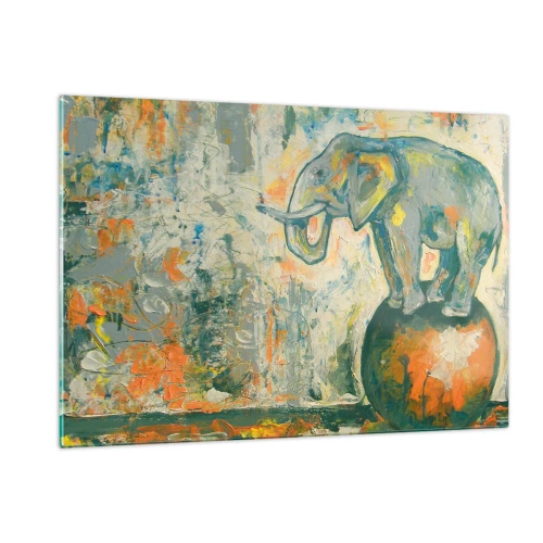 Obraz na skle - Nech žije cirkus! - 120x80 cm