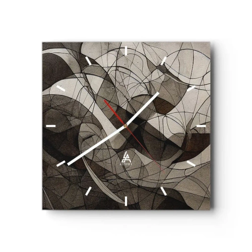 Nástenné hodiny - Obeh farieb Zeme - 40x40 cm