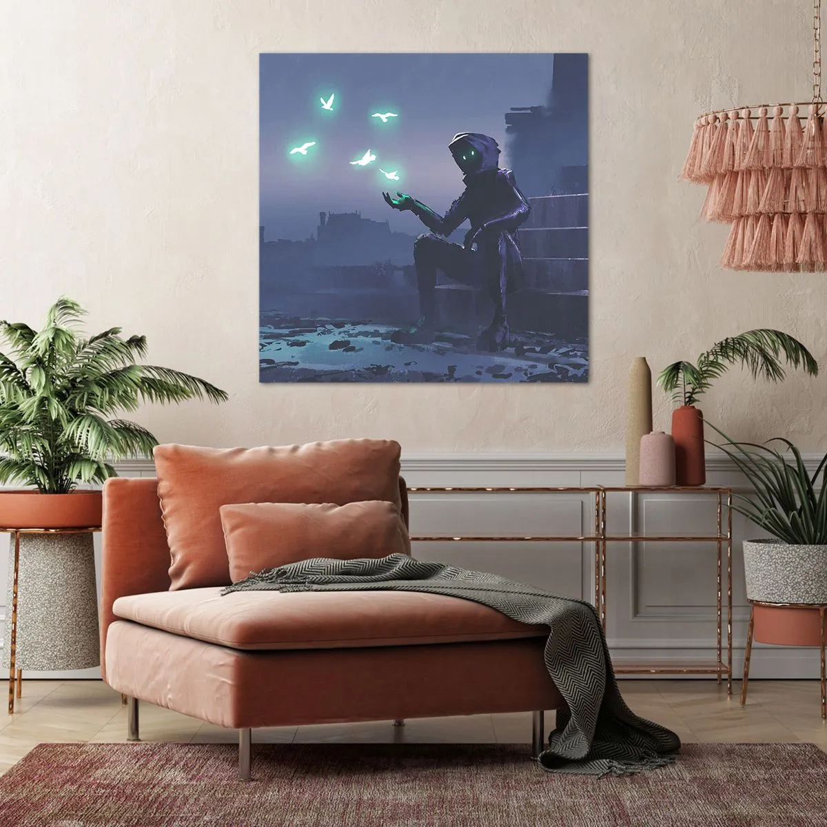 Obraz na plátne - Život sa vráti - 70x70 cm