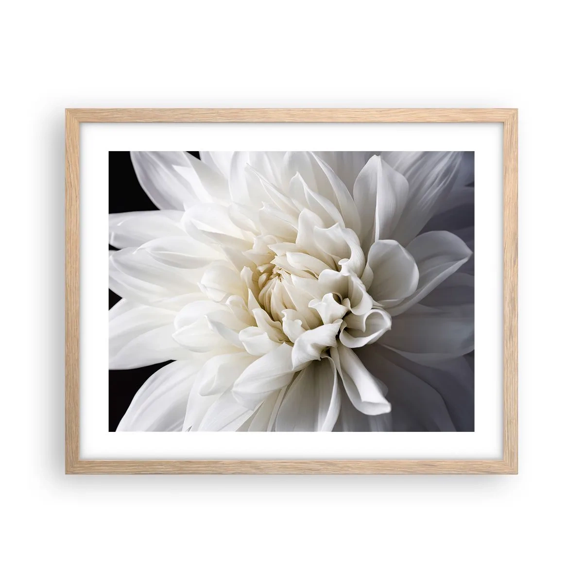 Plagát v ráme zo svetlého duba - Ráno s nevestou - 50x40 cm