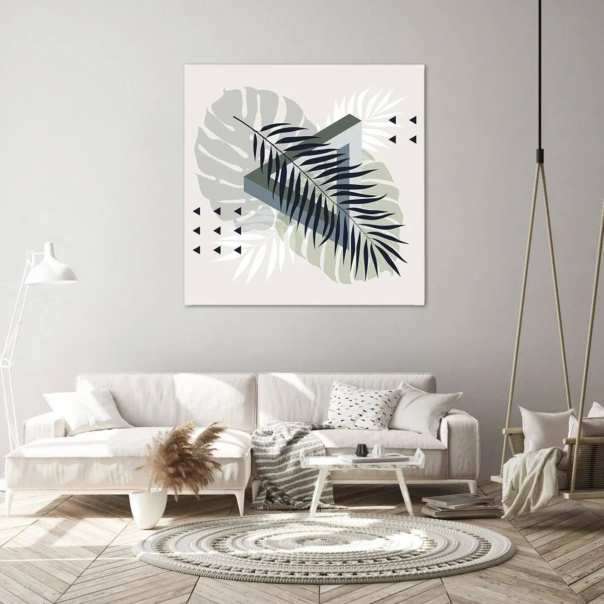Obraz na plátne - Príroda a geometria – dva poriadky? - 30x30 cm