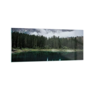 Obraz na skle - Ticho, ticho, neprebuďme spiacu vodu…. - 100x40 cm