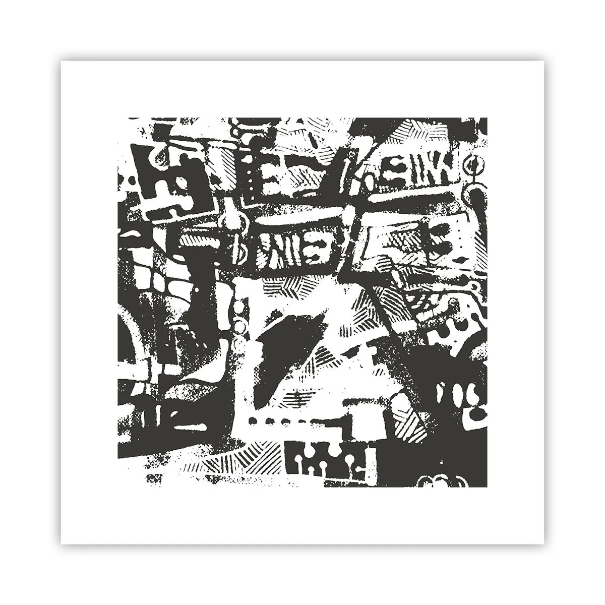 Plagát - Poriadok alebo chaos? - 30x30 cm