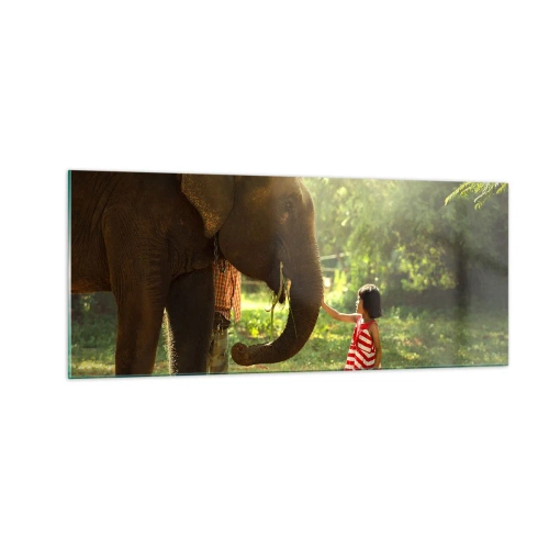 Obraz na skle - Sila priateľstva - 100x40 cm