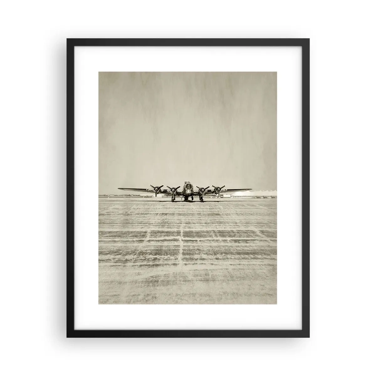 Plagát v čiernom ráme - Ako vždy pripravený - 40x50 cm