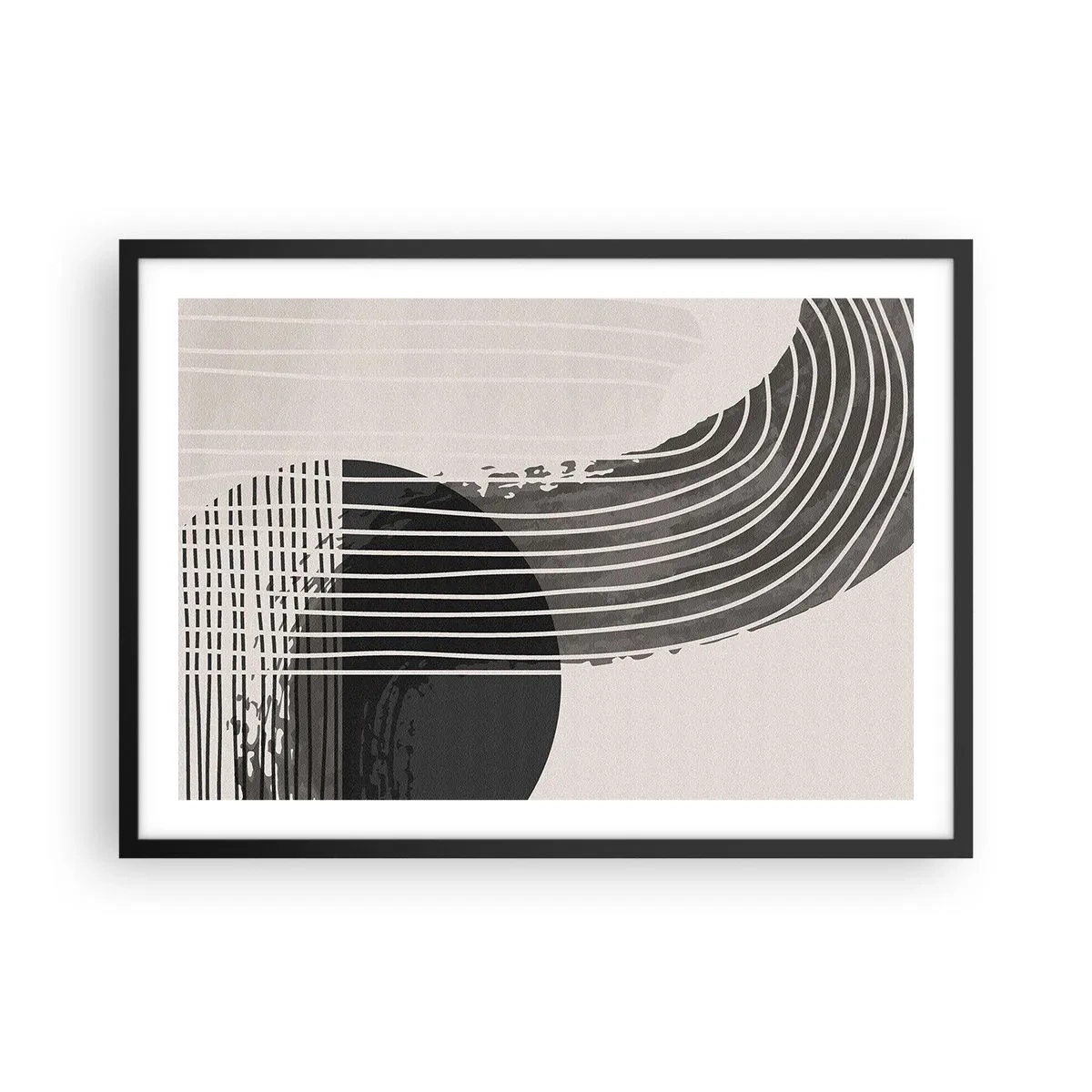 Plagát v čiernom ráme - Tam a späť - 70x50 cm