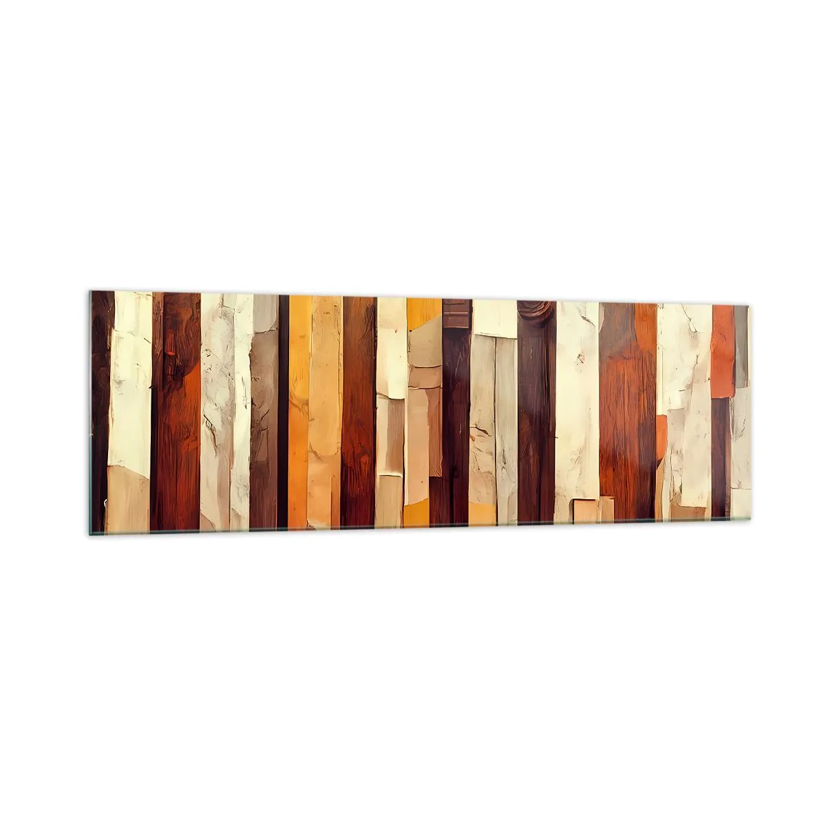 Obraz na skle - Hymna lesných stromov - 160x50 cm