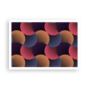 Plagát - V kruhovom rytme - 100x70 cm