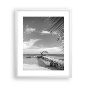 Plagát v bielom ráme - Spomienka alebo sen? - 40x50 cm