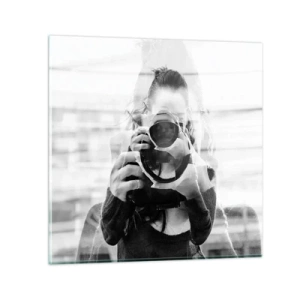 Obraz na skle - Tvorca a materiál - 30x30 cm