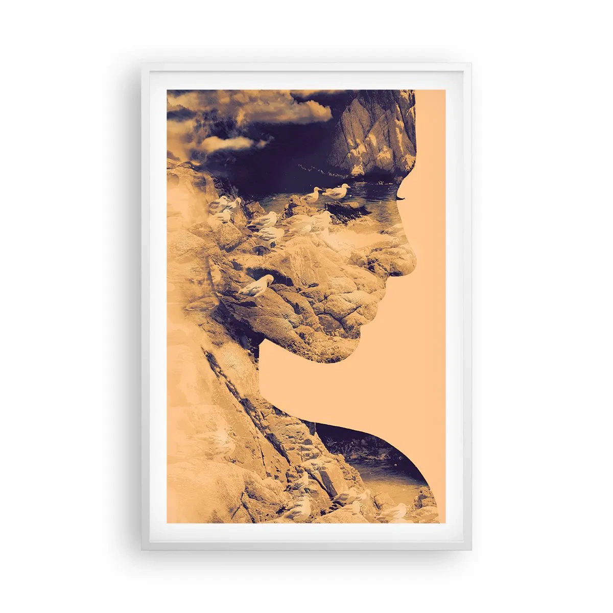 Plagát v bielom ráme - Krásna od prírody - 61x91 cm