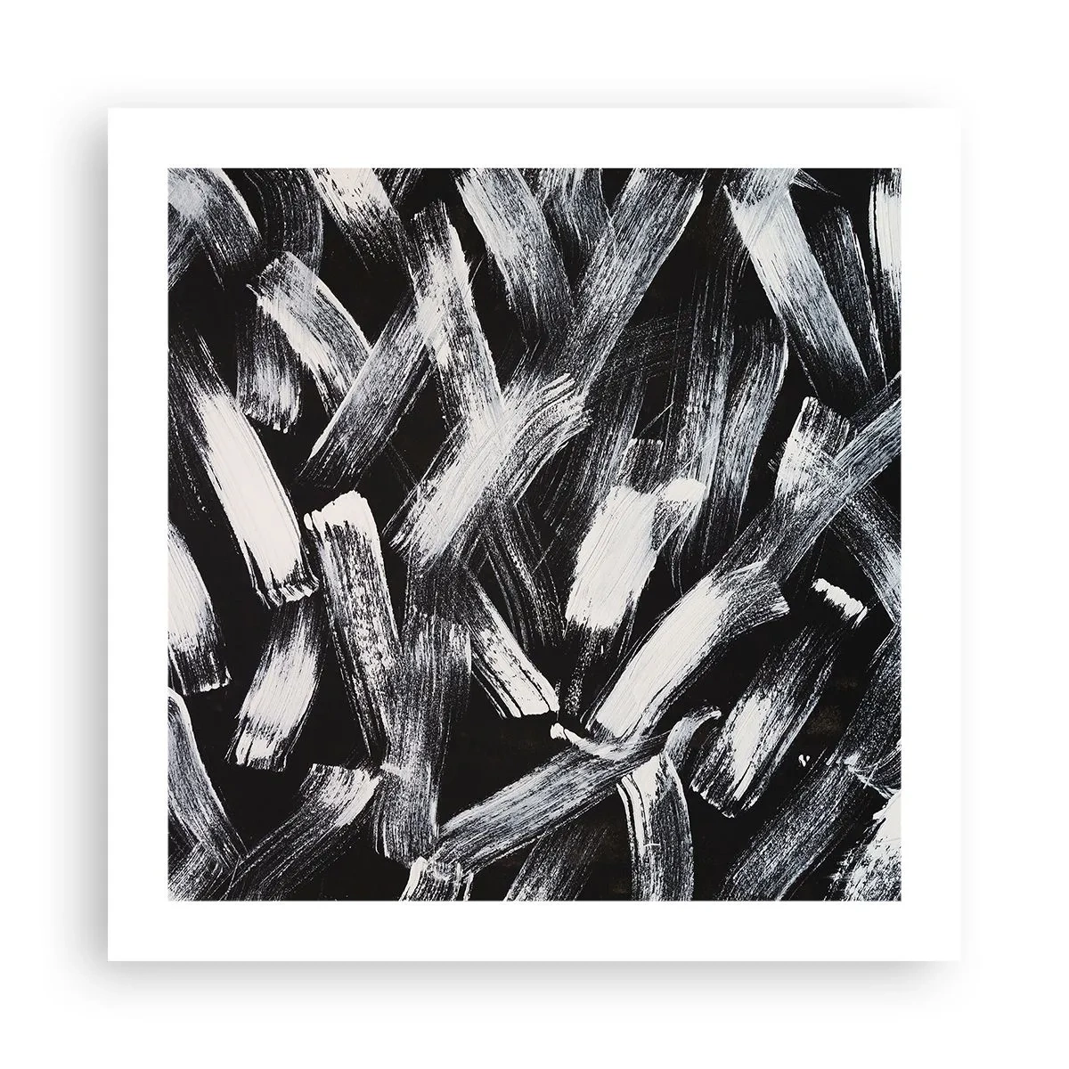 Plagát - Abstrakcia v industriálnom duchu - 50x50 cm