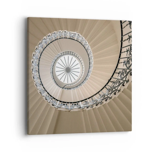 Obraz na plátne - Vnútri mušle - 40x40 cm