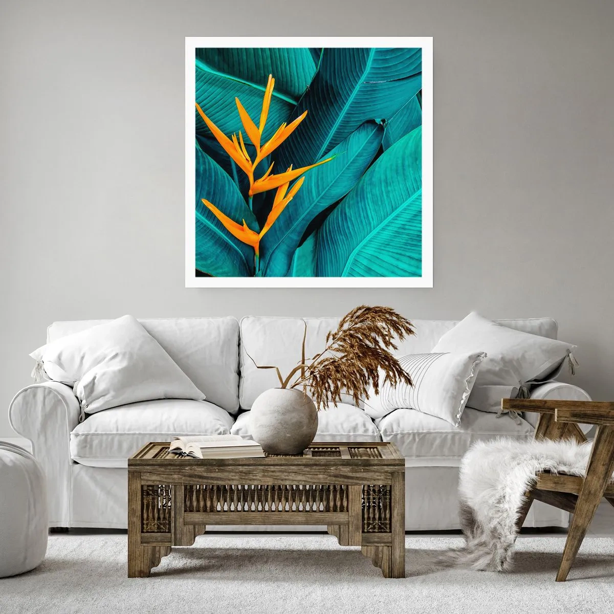 Plagát - Rajský kvet - 60x60 cm