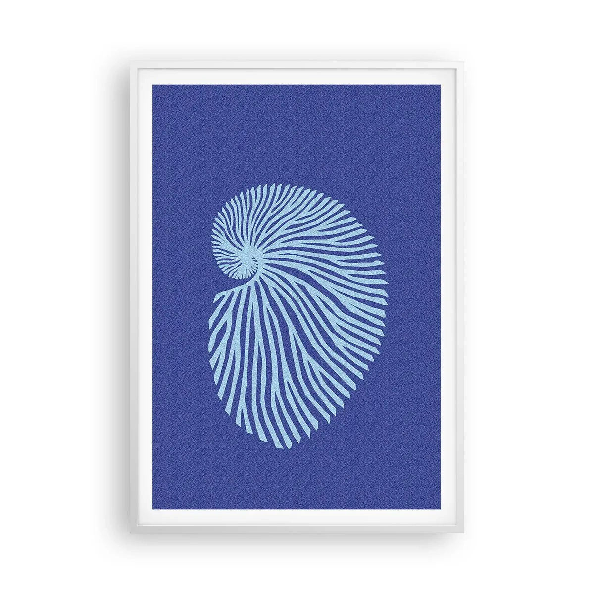 Plagát v bielom ráme - Zrodenie mušle - 70x100 cm