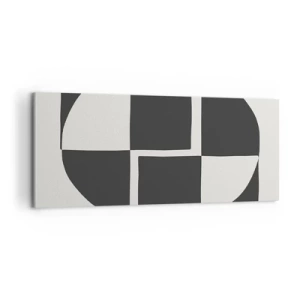 Obraz na plátne - Antitéza – syntéza - 100x40 cm