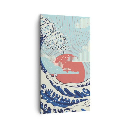 Obraz na plátne - Z japonských inšpirácií - 45x80 cm