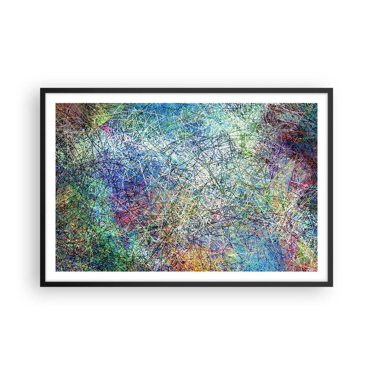 Plagát v čiernom ráme - To nie je tak jednoduché - 91x61 cm
