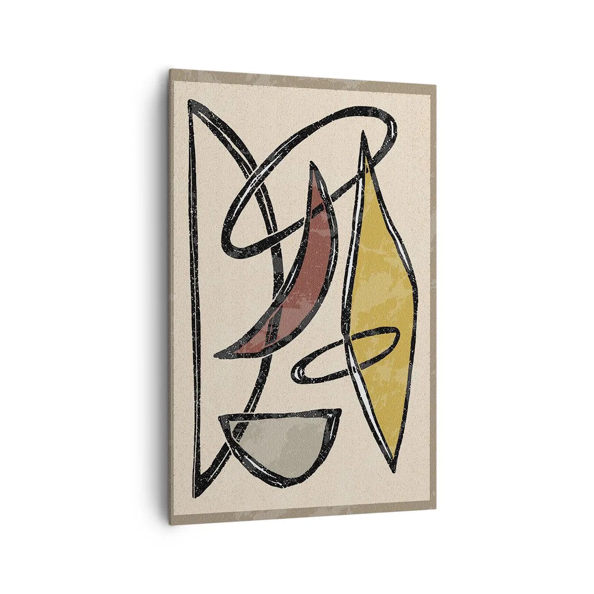 Obraz na plátne - Zvisle a vodorovne - 80x120 cm
