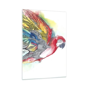 Obraz na skle - Ži farebne - 50x70 cm