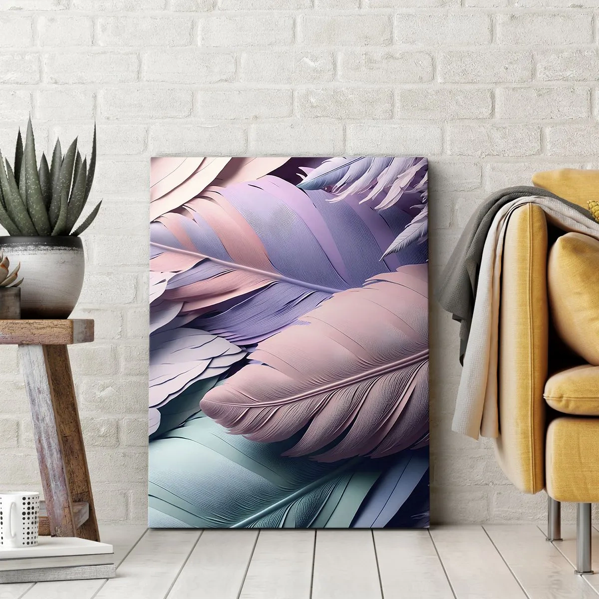 Obraz na plátne - Vtáčí štýl - 65x120 cm