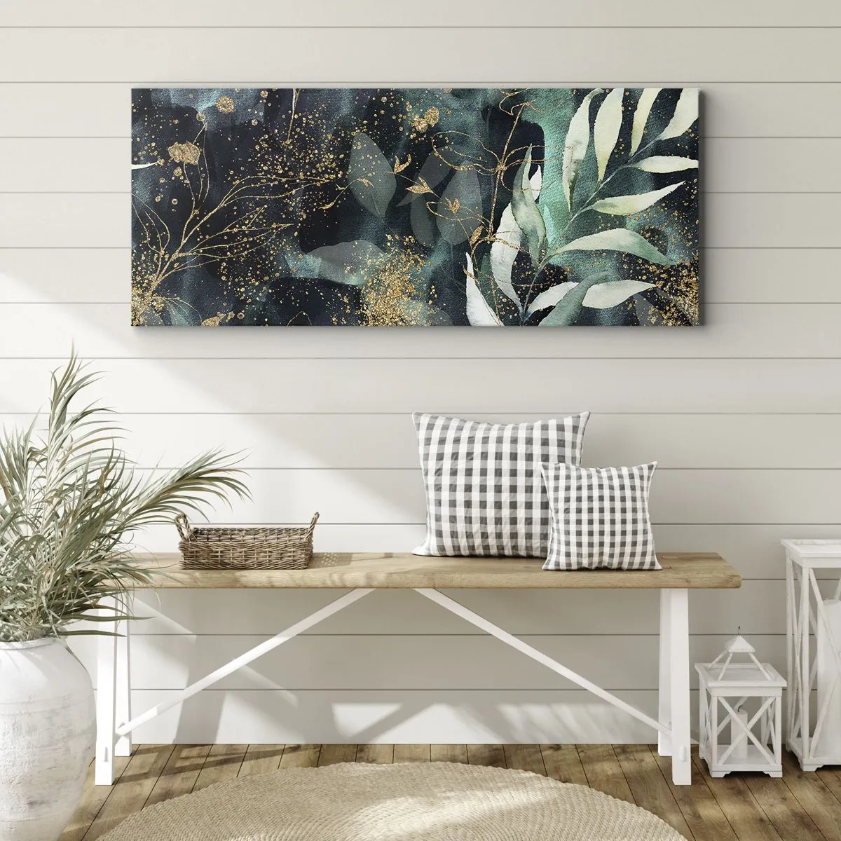 Obraz na plátne - Kúzelná záhrada - 160x50 cm