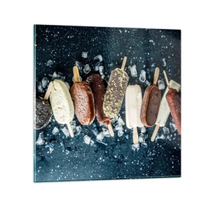 Obraz na skle - Chuť horúceho leta - 30x30 cm