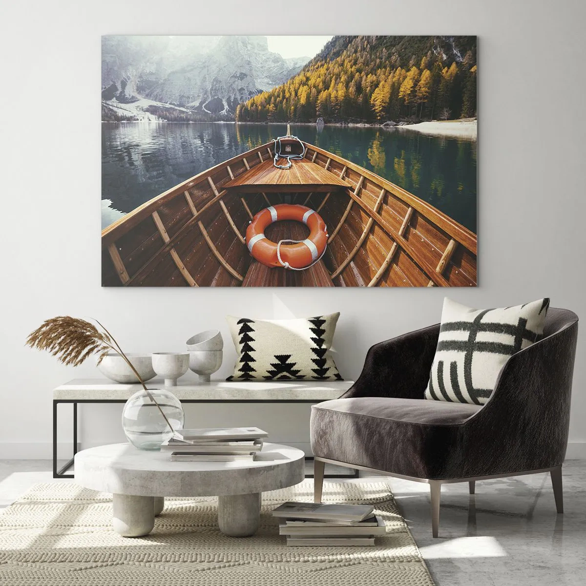 Obraz na skle - Horská túra - 100x70 cm