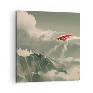 Obraz na plátne - Nebojácny priekopník - 60x60 cm