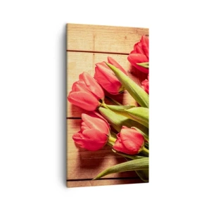 Obraz na plátne - Jarné vyznanie - 45x80 cm