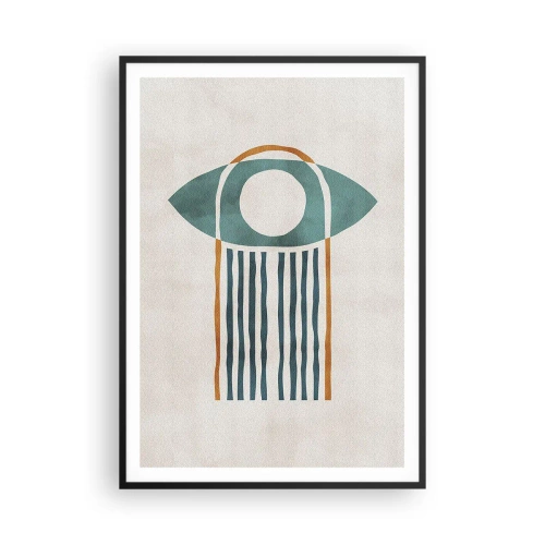 Plagát v čiernom ráme - Znaky a rituály - 70x100 cm