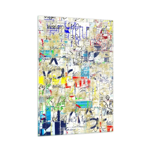 Obraz na skle - Proste poteší oči - 50x70 cm