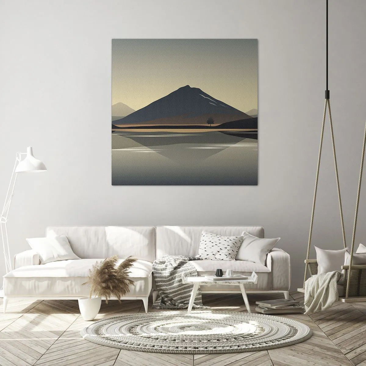 Obraz na plátne - Zrkadlový odraz - 40x40 cm