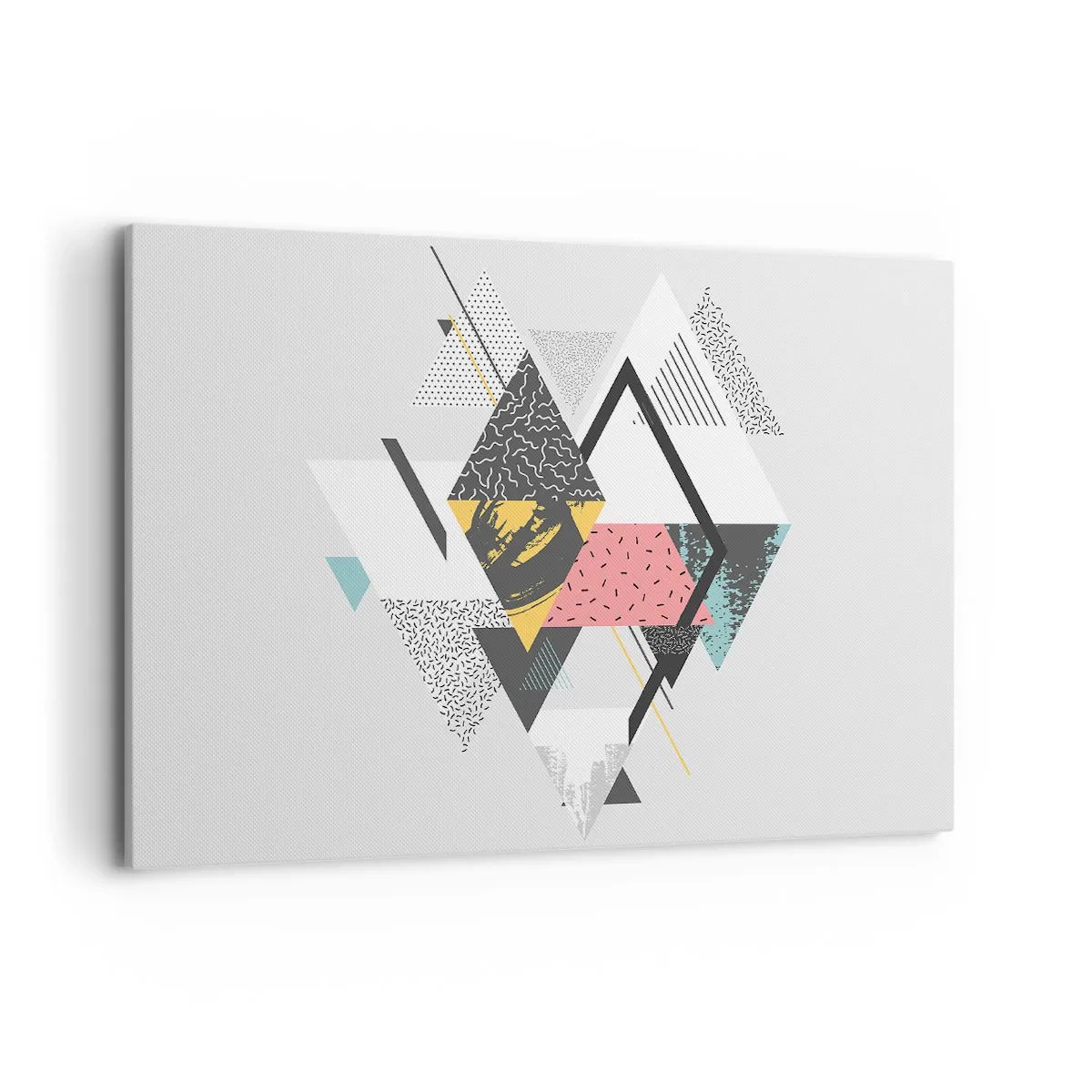 Obraz na plátne - Variácie na trojuholník a kosoštvorec - 120x80 cm