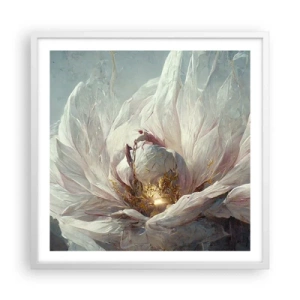 Plagát v bielom ráme - Rozkvitá raz za sto rokov - 60x60 cm