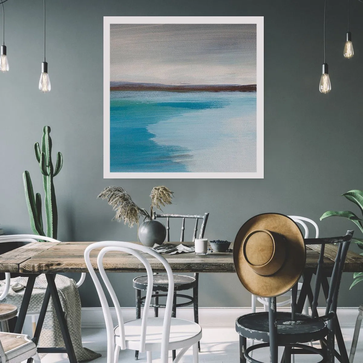 Plagát - Horizontálna krajina - 50x50 cm