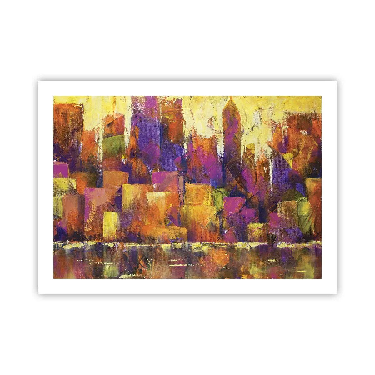 Plagát - Metropolitná kompozícia - 70x50 cm