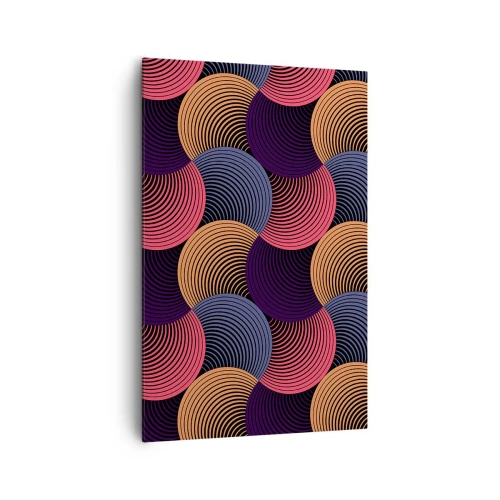Obraz na plátne - V kruhovom rytme - 80x120 cm