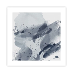 Plagát - Štúdia o povahe vody - 40x40 cm