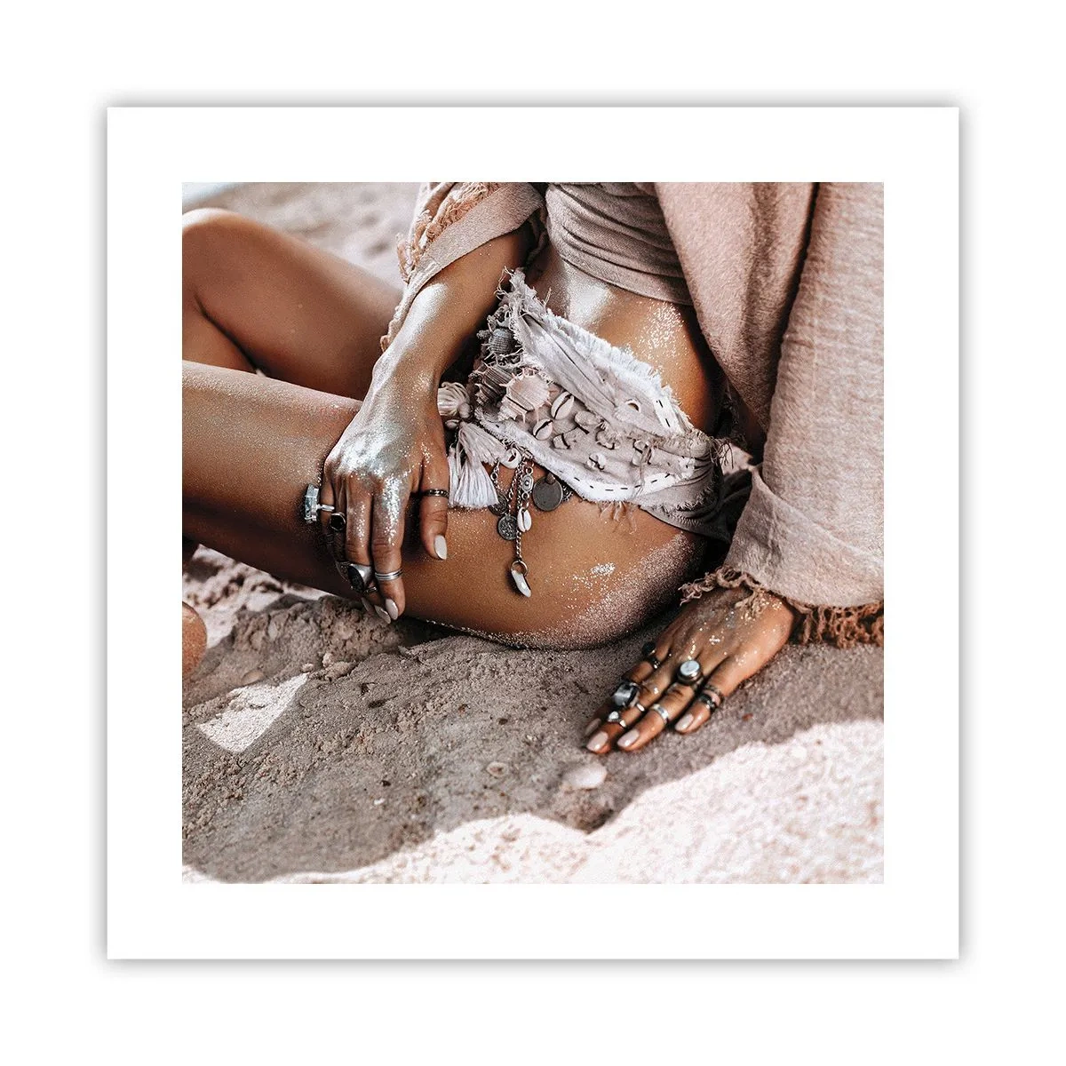 Plagát - Vyplavená na breh? - 40x40 cm