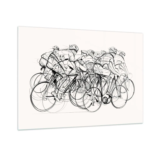 Obraz na skle - Spoločne v tíme - 100x70 cm